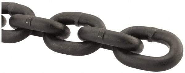 Peerless Chain - 1/2" Welded Alloy Chain - 12,000 Lb Capacity, Grade 80, Alloy Steel, Black Finish - Best Tool & Supply