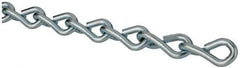 Campbell - 0.162" Diam Steel Single Jack Chain - 60 Lb Load Limit, #8, Zinc Plated Finish - Best Tool & Supply