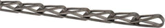 Made in USA - 0.035" Diam Steel Sash Chain - 105 Lb Load Limit, #35, Standard Finish - Best Tool & Supply