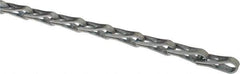 Made in USA - 0.035" Diam Steel Sash Chain - 75 Lb Load Limit, #8, Zinc Plated Finish - Best Tool & Supply