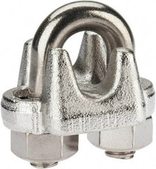 Campbell - 7/16" Wire Rope U-Bolt Clip - 316 Stainless Steel - Best Tool & Supply