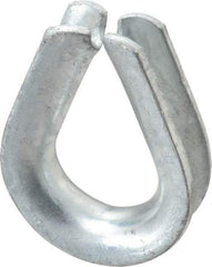 Campbell - 1/2" Wire Rope Thimble Clip - Steel, Heavy-Galvanized - Best Tool & Supply