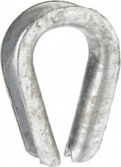 Campbell - 5/8" Wire Rope Thimble Clip - Steel, Heavy-Galvanized - Best Tool & Supply