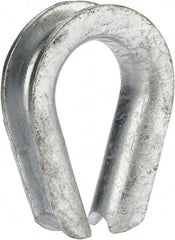 Campbell - 3/4" Wire Rope Thimble Clip - Steel, Heavy-Galvanized - Best Tool & Supply