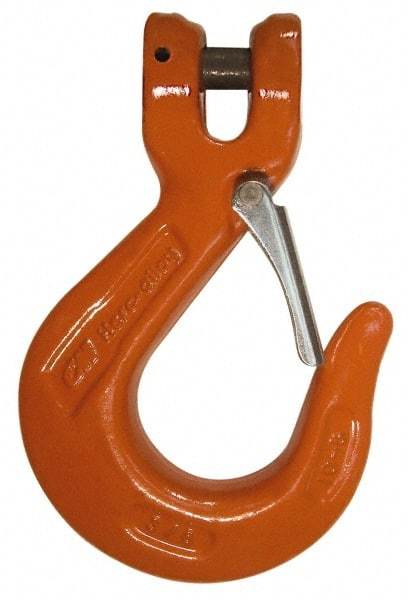 CM - 3/4 Inch Chain Diameter, Grade 80 Clevis Hook - 28,300 Lbs. Load Capacity, 13/16 Inch Inside Diameter, 2-1/2 Inch Hook Throat, 1-3/4 Inch Hook Width - Best Tool & Supply