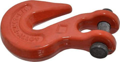 Campbell - 3/8 Inch Chain Diameter, Grade 70 Clevis Hook - 7,100 Lbs. Load Capacity, 17/32 Inch Inside Diameter, 1/02 Inch Pin Diameter, 7/16 Inch Hook Throat - Best Tool & Supply