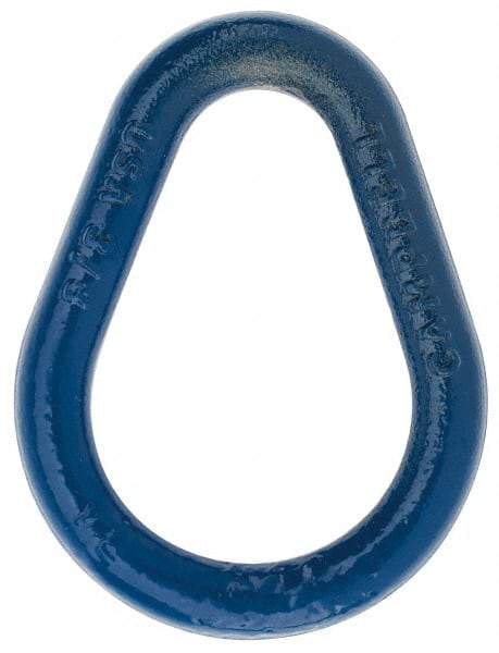 Campbell - Carbon Steel Pear Shape Sling Link - 3/8" Diameter, 1,600 Lb Load Limit - Best Tool & Supply