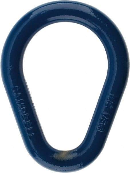 Campbell - Carbon Steel Pear Shape Sling Link - 3/4" Diameter, 6,000 Lb Load Limit - Best Tool & Supply