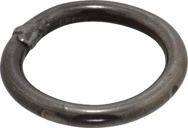 Campbell - 1/4 Inch Wire Size Welding Ring - 1-1/2 Inch Inside Diameter, 450 Lbs. Load Limit, Bright Finish - Best Tool & Supply