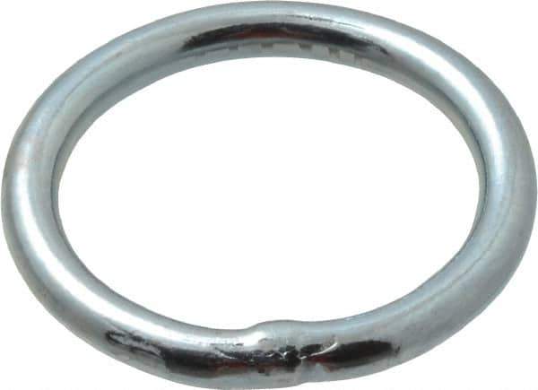 Campbell - 3/16 Inch Wire Size Welding Ring - 1-1/4 Inch Inside Diameter, 200 Lbs. Load Limit, Zinc Plated Finish - Best Tool & Supply