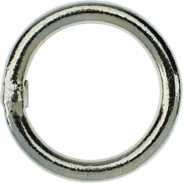 Campbell - 3/8 Inch Wire Size Welding Ring - 2 Inch Inside Diameter, 900 Lbs. Load Limit, Zinc Plated Finish - Best Tool & Supply