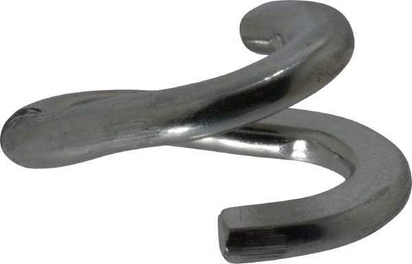 Peerless Chain - Zinc Plated Carbon Steel Open End Link - 5/16" Diameter, 675 Lb Load Limit - Best Tool & Supply