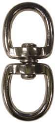 Value Collection - 3-3/8" Long Oval Deluxe Swivel Eye Bolt Snap - Zinc Alloy with 5/16" Snap Opening - Best Tool & Supply