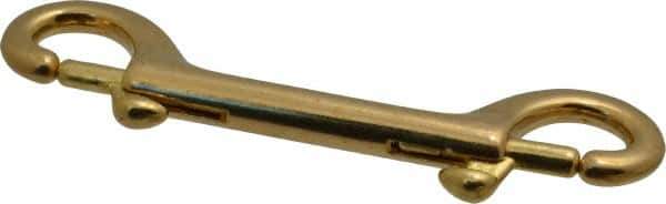 Value Collection - 4-3/4" Long Double End Bolt Snap - Solid Brass with 5/16" Snap Opening - Best Tool & Supply