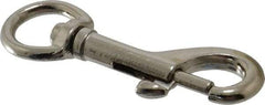 Value Collection - 2-3/8" Long Oval Swivel Eye Bolt Snap - Zinc Alloy with 1/4" Snap Opening - Best Tool & Supply