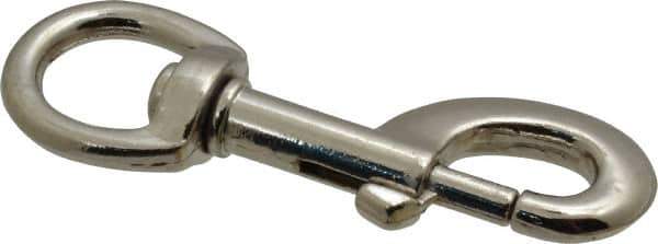 Value Collection - 3-3/8" Long Oval Swivel Eye Bolt Snap - Zinc Alloy with 5/16" Snap Opening - Best Tool & Supply