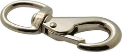 Value Collection - 3-5/16" Long Swivel Eye Boat Snap - Zinc Alloy with 1/2" Snap Opening - Best Tool & Supply