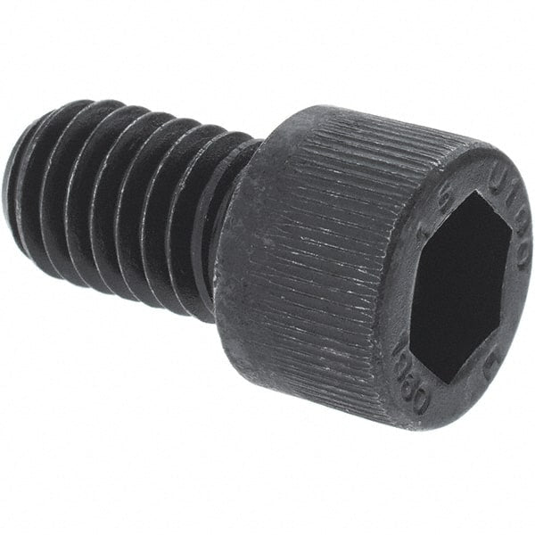 Hex Head Cap Screw: M24 x 3.00 x 160 mm, Grade 12.9 Alloy Steel, Black Oxide Finish 19 mm Hex