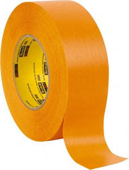 3M - 2" Wide x 60 Yd Long Orange Paper Masking Tape - Series 2525, 9.5 mil Thick, 49 In/Lb Tensile Strength - Best Tool & Supply