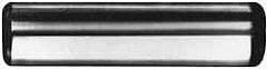 Made in USA - 16mm Diam x 90mm Pin Length 4140 Alloy Steel Standard Dowel Pin - Bright Finish, C 47-58 & C 60 (Surface) Hardness, 1 Beveled & 1 Rounded End - Best Tool & Supply