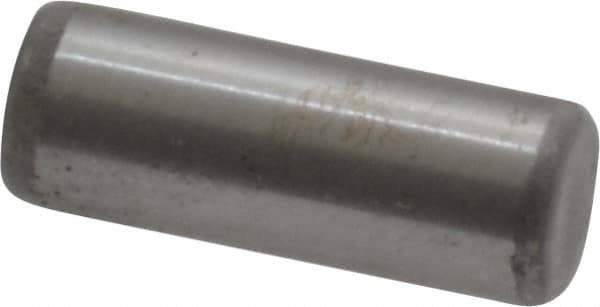 Unbrako - 3/16" Diam x 1/2" Pin Length Grade 8 Alloy Steel Oversized Dowel Pin - C 60 (Surface) & C 50-58 Hardness, 4,140 Lb Breaking Strength, 1 Beveled & 1 Rounded End - Best Tool & Supply