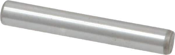 Unbrako - 3/16" Diam x 1-1/4" Pin Length Grade 8 Alloy Steel Oversized Dowel Pin - C 60 (Surface) & C 50-58 Hardness, 4,140 Lb Breaking Strength, 1 Beveled & 1 Rounded End - Best Tool & Supply