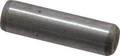 Unbrako - 1/4" Diam x 7/8" Pin Length Grade 8 Alloy Steel Oversized Dowel Pin - C 60 (Surface) & C 50-58 Hardness, 7,370 Lb Breaking Strength, 1 Beveled & 1 Rounded End - Best Tool & Supply