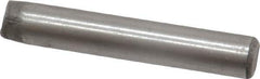 Unbrako - 1/4" Diam x 1-1/2" Pin Length Grade 8 Alloy Steel Oversized Dowel Pin - C 60 (Surface) & C 50-58 Hardness, 7,370 Lb Breaking Strength, 1 Beveled & 1 Rounded End - Best Tool & Supply