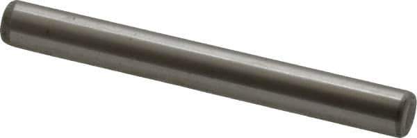 Unbrako - 1/4" Diam x 2-1/4" Pin Length Grade 8 Alloy Steel Oversized Dowel Pin - C 60 (Surface) & C 50-58 Hardness, 7,370 Lb Breaking Strength, 1 Beveled & 1 Rounded End - Best Tool & Supply