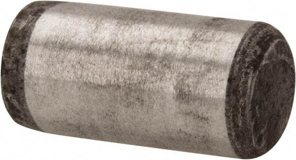 Unbrako - 3/8" Diam x 3/4" Pin Length Grade 8 Alloy Steel Oversized Dowel Pin - C 60 (Surface) & C 50-58 Hardness, 16,580 Lb Breaking Strength, 1 Beveled & 1 Rounded End - Best Tool & Supply