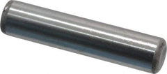 Unbrako - 7/16" Diam x 2" Pin Length Grade 8 Alloy Steel Oversized Dowel Pin - C 60 (Surface) & C 50-58 Hardness, 22,540 Lb Breaking Strength, 1 Beveled & 1 Rounded End - Best Tool & Supply