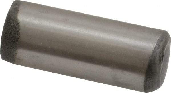 Unbrako - 1/2" Diam x 1-1/4" Pin Length Grade 8 Alloy Steel Oversized Dowel Pin - C 60 (Surface) & C 50-58 Hardness, 29,460 Lb Breaking Strength, 1 Beveled & 1 Rounded End - Best Tool & Supply