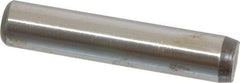 Unbrako - 1/2" Diam x 2-1/2" Pin Length Grade 8 Alloy Steel Oversized Dowel Pin - C 60 (Surface) & C 50-58 Hardness, 29,460 Lb Breaking Strength, 1 Beveled & 1 Rounded End - Best Tool & Supply