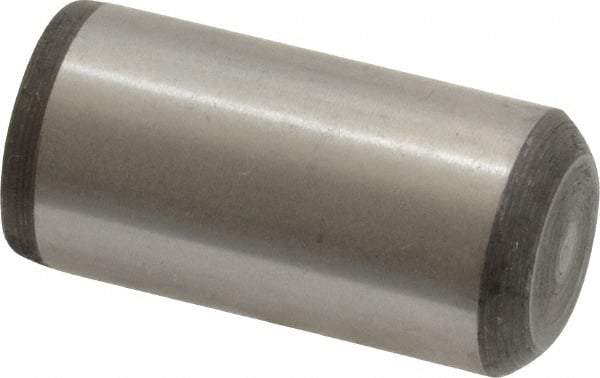 Unbrako - 5/8" Diam x 1-1/4" Pin Length Grade 8 Alloy Steel Oversized Dowel Pin - C 60 (Surface) & C 50-58 Hardness, 46,020 Lb Breaking Strength, 1 Beveled & 1 Rounded End - Best Tool & Supply