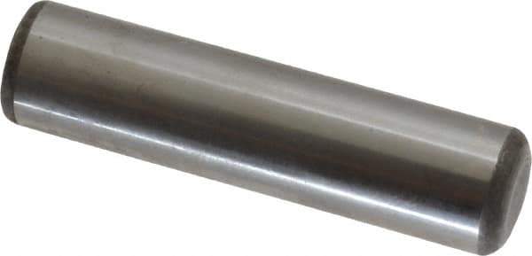 Unbrako - 5/8" Diam x 2-1/2" Pin Length Grade 8 Alloy Steel Oversized Dowel Pin - C 60 (Surface) & C 50-58 Hardness, 46,020 Lb Breaking Strength, 1 Beveled & 1 Rounded End - Best Tool & Supply