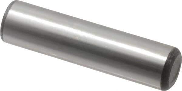 Unbrako - 3/4" Diam x 3" Pin Length Grade 8 Alloy Steel Oversized Dowel Pin - C 60 (Surface) & C 50-58 Hardness, 66,270 Lb Breaking Strength, 1 Beveled & 1 Rounded End - Best Tool & Supply