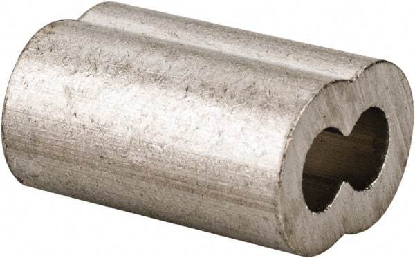 Value Collection - 1/8" Oval Compression Sleeve - Aluminum - Best Tool & Supply