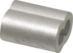 Value Collection - 5/32" Oval Compression Sleeve - Aluminum - Best Tool & Supply