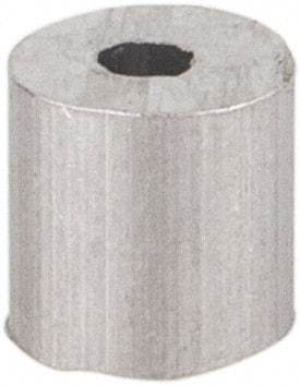 Value Collection - 1/16" Round Stop Compression Sleeve - Aluminum - Best Tool & Supply