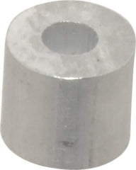 Value Collection - 1/8" Round Stop Compression Sleeve - Aluminum - Best Tool & Supply