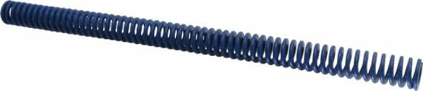 Associated Spring Raymond - 20mm Hole Diam, 10mm Rod Diam, 12" Free Length, Blue Die Spring - Best Tool & Supply