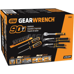 GEARWRENCH - Combination Hand Tool Sets; Tool Type: Bolt Biter; Extraction Sockets; Screwdrivers; Pliers ; Number of Pieces: 13.000 - Exact Industrial Supply