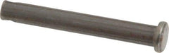 Made in USA - 1/4" Pin Diam, 1-7/8" OAL, Standard Clevis Pin - 3/32" Hole, 1-25/32" Usable Length, Uncoated Steel - Best Tool & Supply