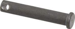 Made in USA - 5/16" Pin Diam, 1-3/4" OAL, Standard Clevis Pin - 9/64" Hole, 1-39/64" Usable Length, Uncoated Steel - Best Tool & Supply