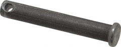 Made in USA - 5/16" Pin Diam, 2" OAL, Standard Clevis Pin - 9/64" Hole, 1-55/64" Usable Length, Uncoated Steel - Best Tool & Supply