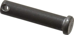 Made in USA - 7/16" Pin Diam, 2" OAL, Standard Clevis Pin - 5/32" Hole, 1-27/32" Usable Length, Uncoated Steel - Best Tool & Supply