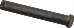 Made in USA - 7/16" Pin Diam, 3" OAL, Standard Clevis Pin - 5/32" Hole, 2-27/32" Usable Length, Uncoated Steel - Best Tool & Supply