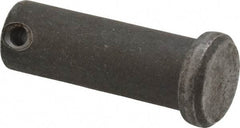 Made in USA - 5/8" Pin Diam, 1-3/4" OAL, Standard Clevis Pin - 5/32" Hole, 1-19/32" Usable Length, Uncoated Steel - Best Tool & Supply