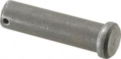 Made in USA - 3/4" Pin Diam, 2-3/4" OAL, Standard Clevis Pin - 5/32" Hole, 2-19/32" Usable Length, Uncoated Steel - Best Tool & Supply