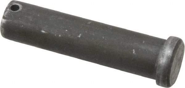 Made in USA - 3/4" Pin Diam, 3" OAL, Standard Clevis Pin - 5/32" Hole, 2-27/32" Usable Length, Uncoated Steel - Best Tool & Supply